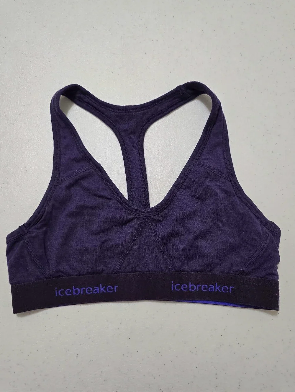 Icebreaker Women's Sprite Racerback Bra Dark Purple XS